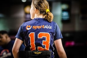 Hannah Smith playing for the Sportable Spokes in Richmond, VA