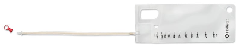 CC VaPro Improved VaPro Plus Catheter 40cm with Collection Bag Unfolded